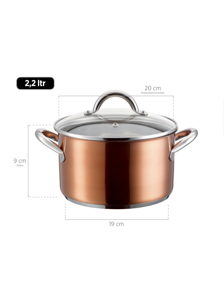 Mäser Kochtopf-Set Asterion in Kupfer günstig kaufen onesize