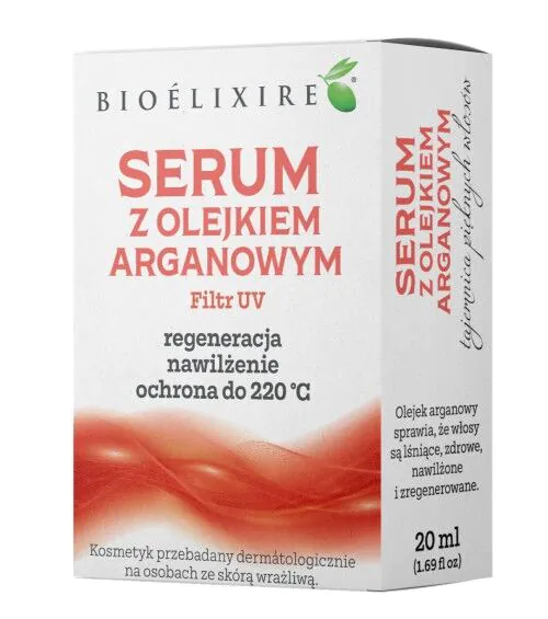 Argano serumo bioeliksyras su UV filtrais