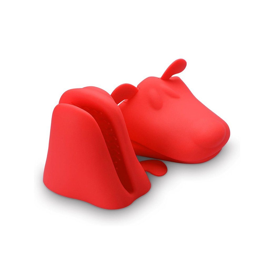 Tian Dee Topfhandschuhe 2x Silikon Ofen Topflappen, Silikon Topfhandschuh Ofenhandschuh