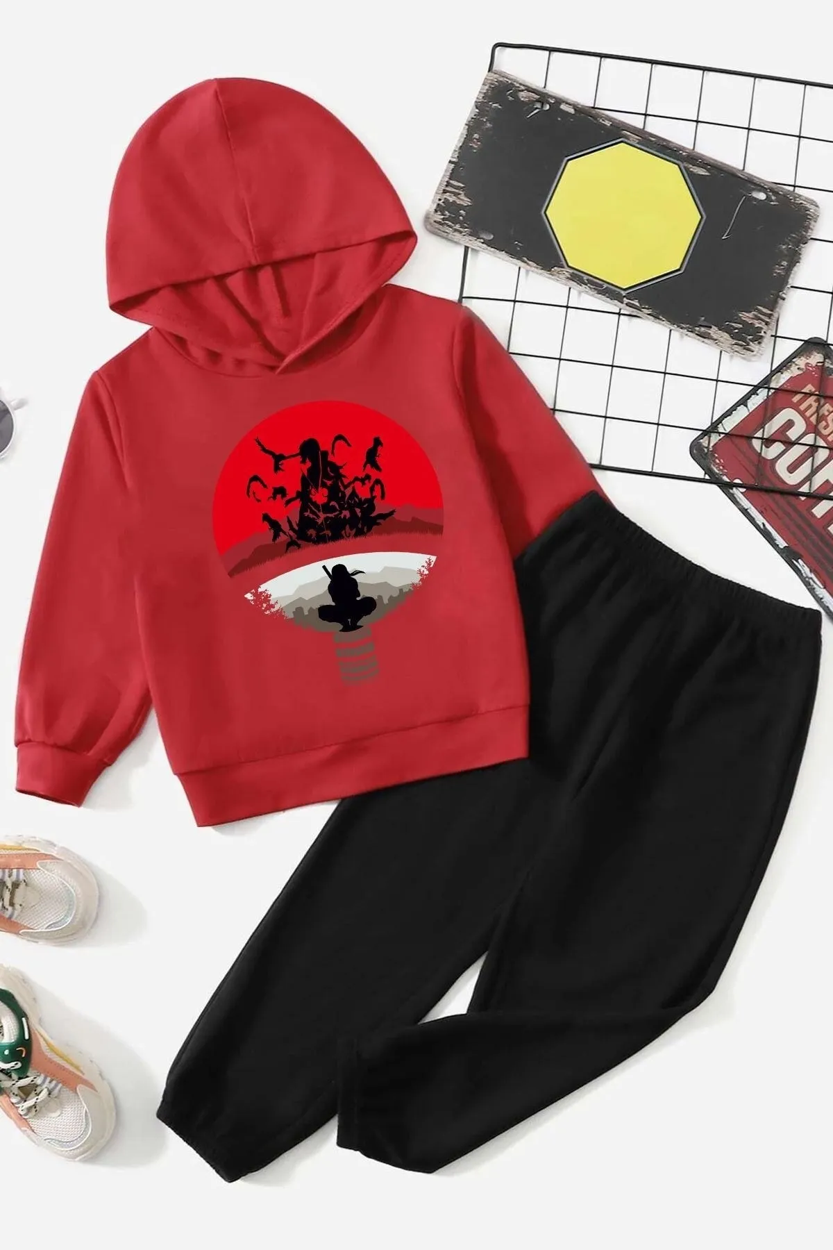 uyguntarz  Itachi Uchiha-Trainingsanzug-Set für Kinder