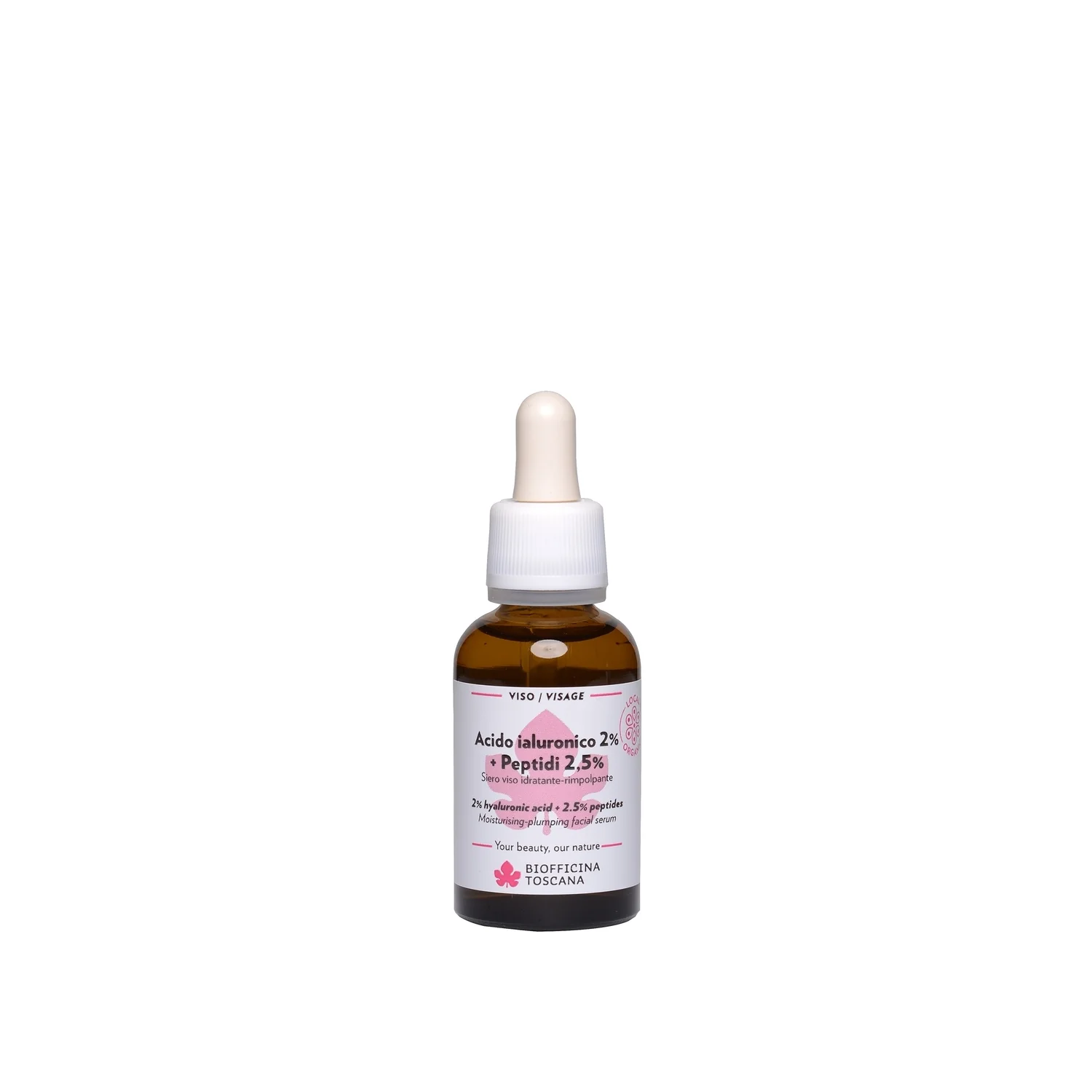 Upokojujúce sérum na tvár s kyselinou hyalurónovou 2 % + peptidmi 2,5 %
