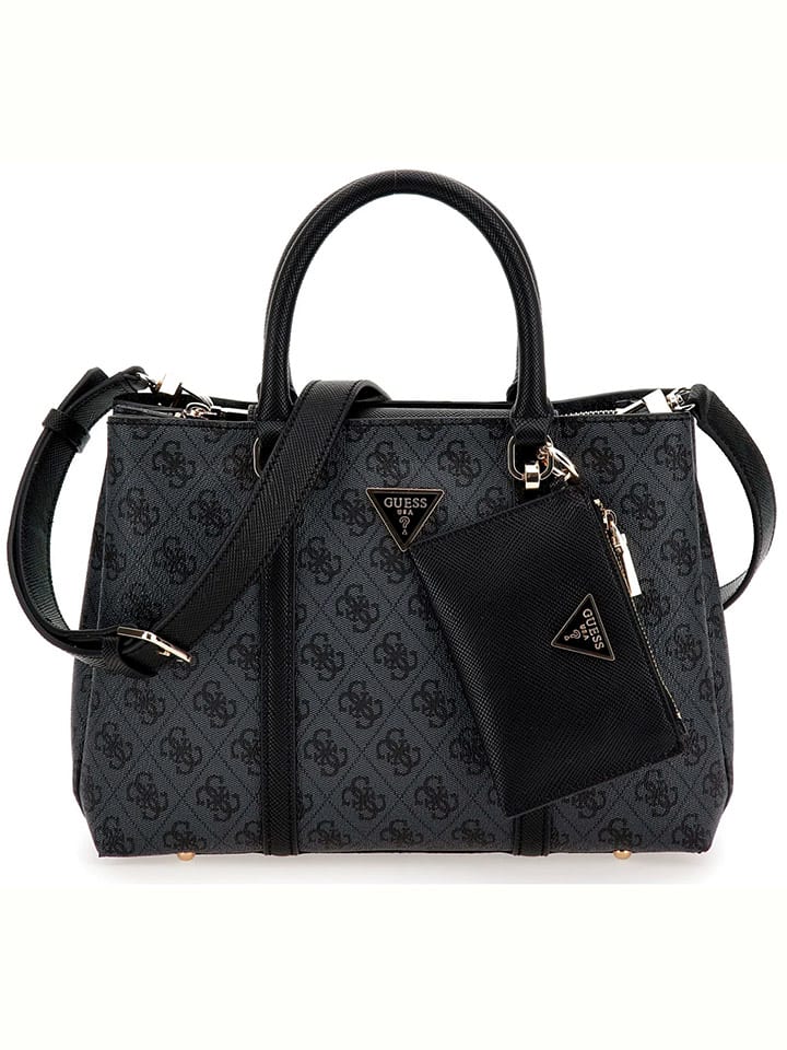 Guess Henkeltasche in Grau/ Schwarz - (B)29 x (H)21 x (T)9 cm günstig kaufen onesize