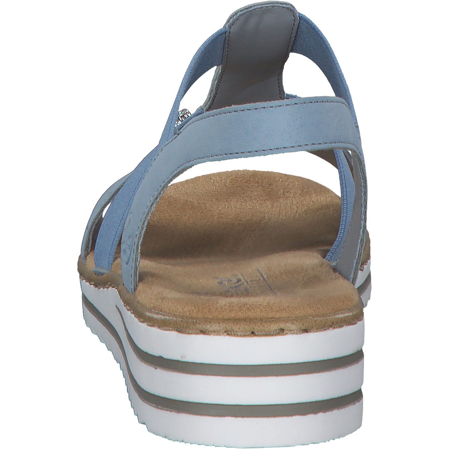 Rieker V0687, Keilsandaletten, Damen, aqua