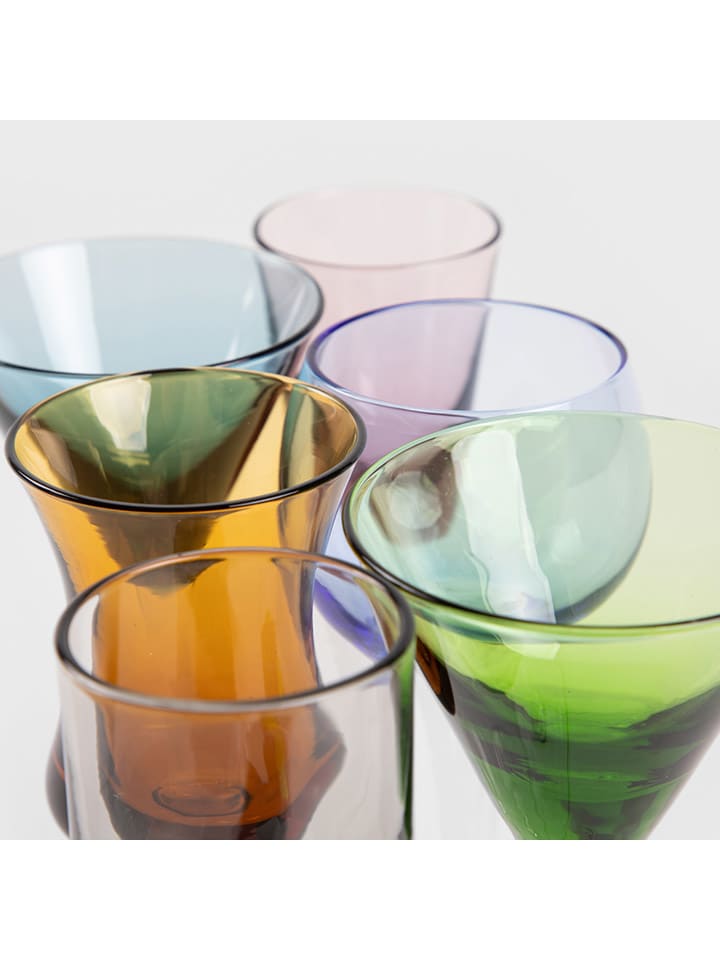 Homla 6er-Set: Vodkagläser ''Samber'' in Bunt günstig kaufen onesize