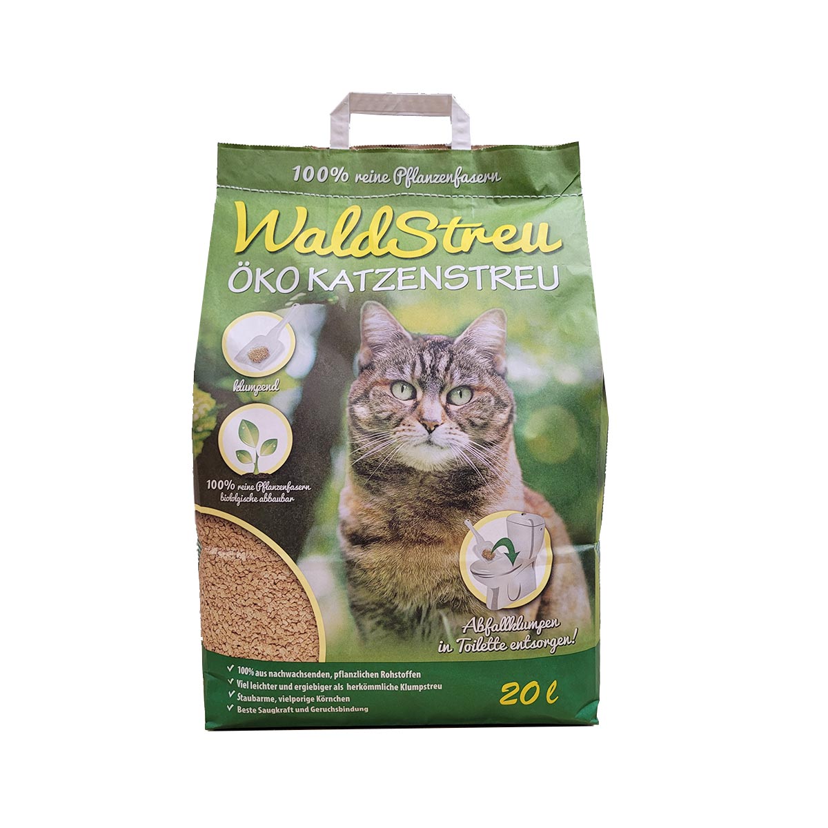 WaldStreu Öko Katzenstreu günstig kaufen