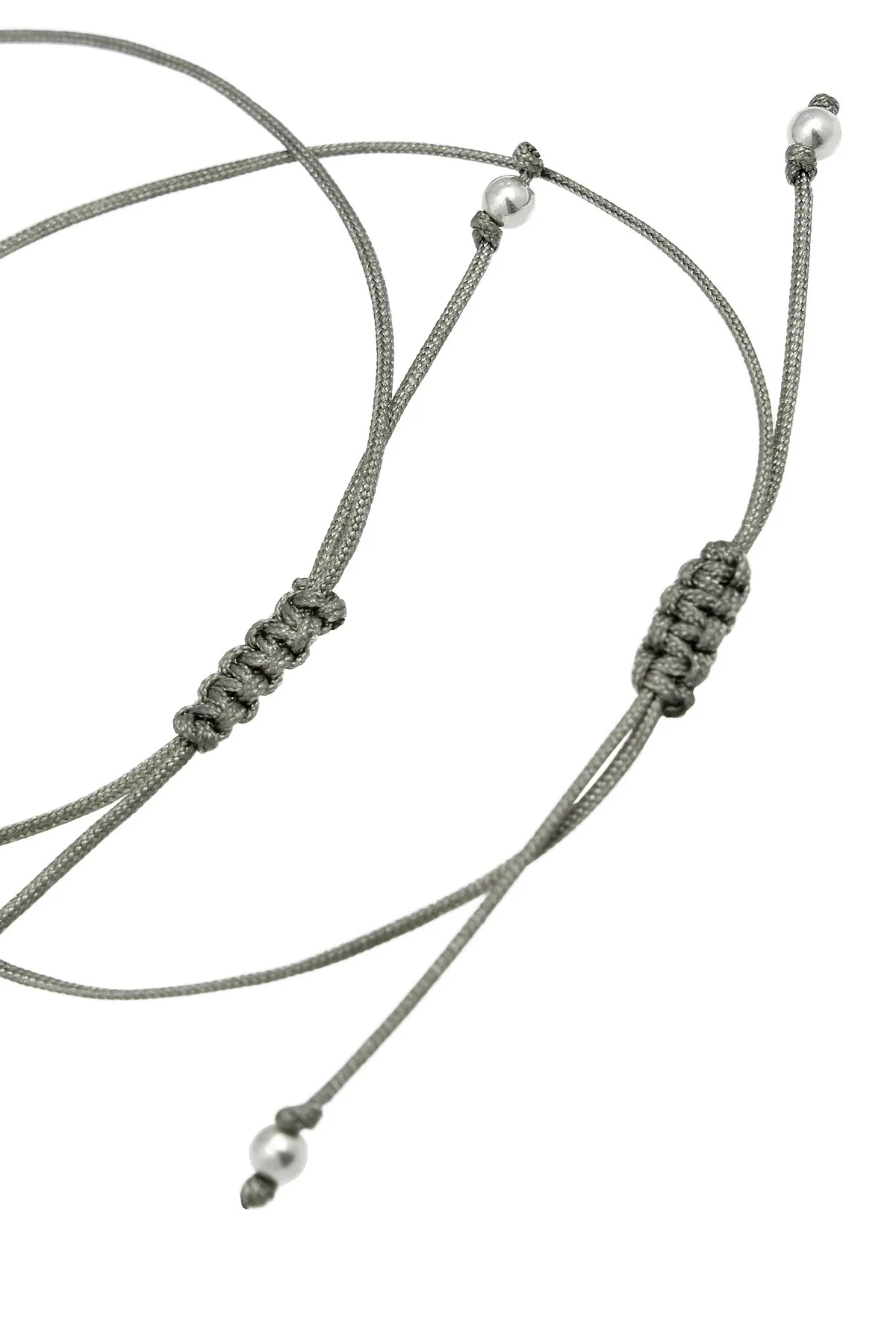 ELLI  Armband 2er Set Fisch Kreuz Religion Nylon 925 Silber