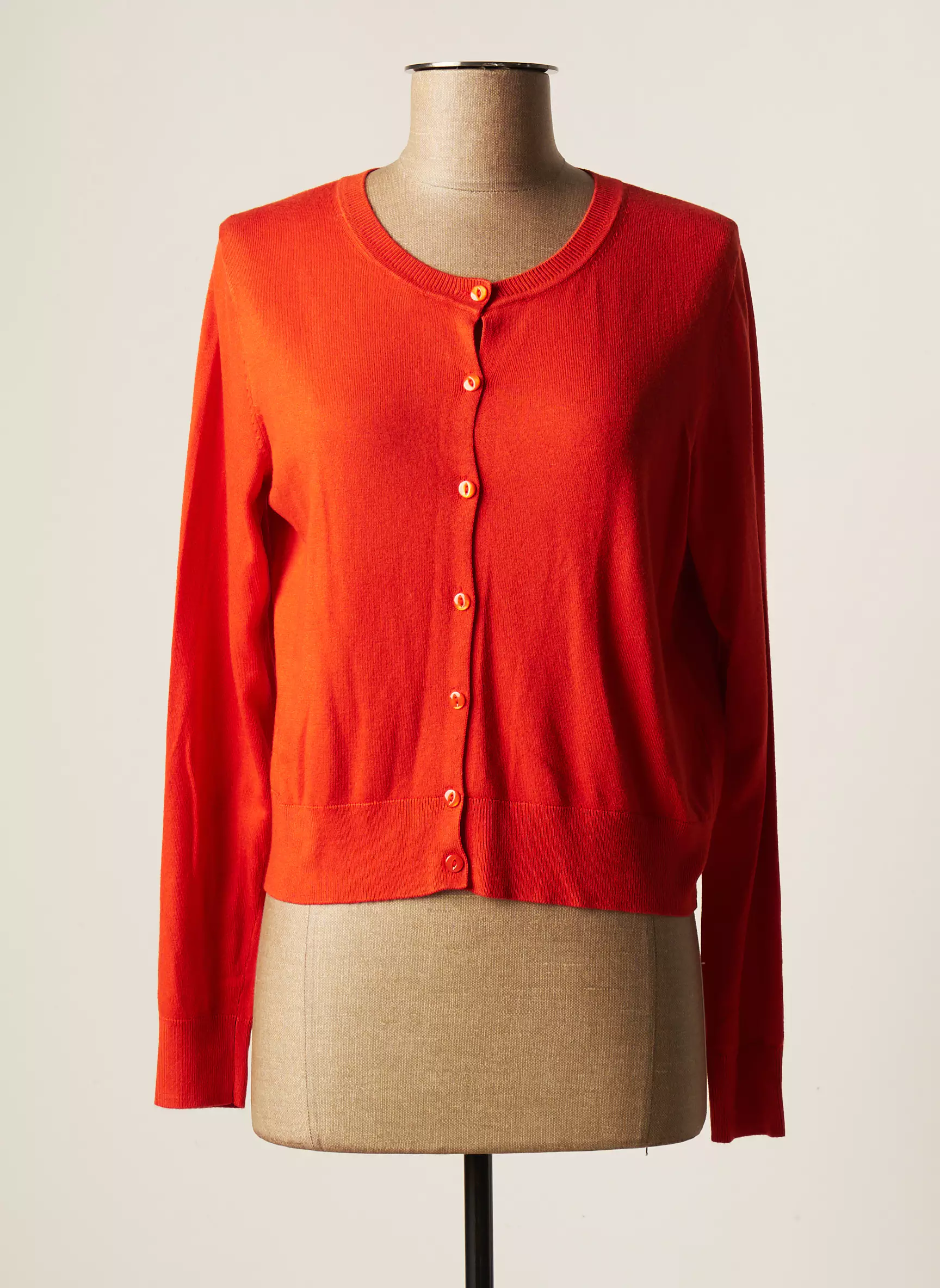 Zilch Cardigans Femme couleur orange