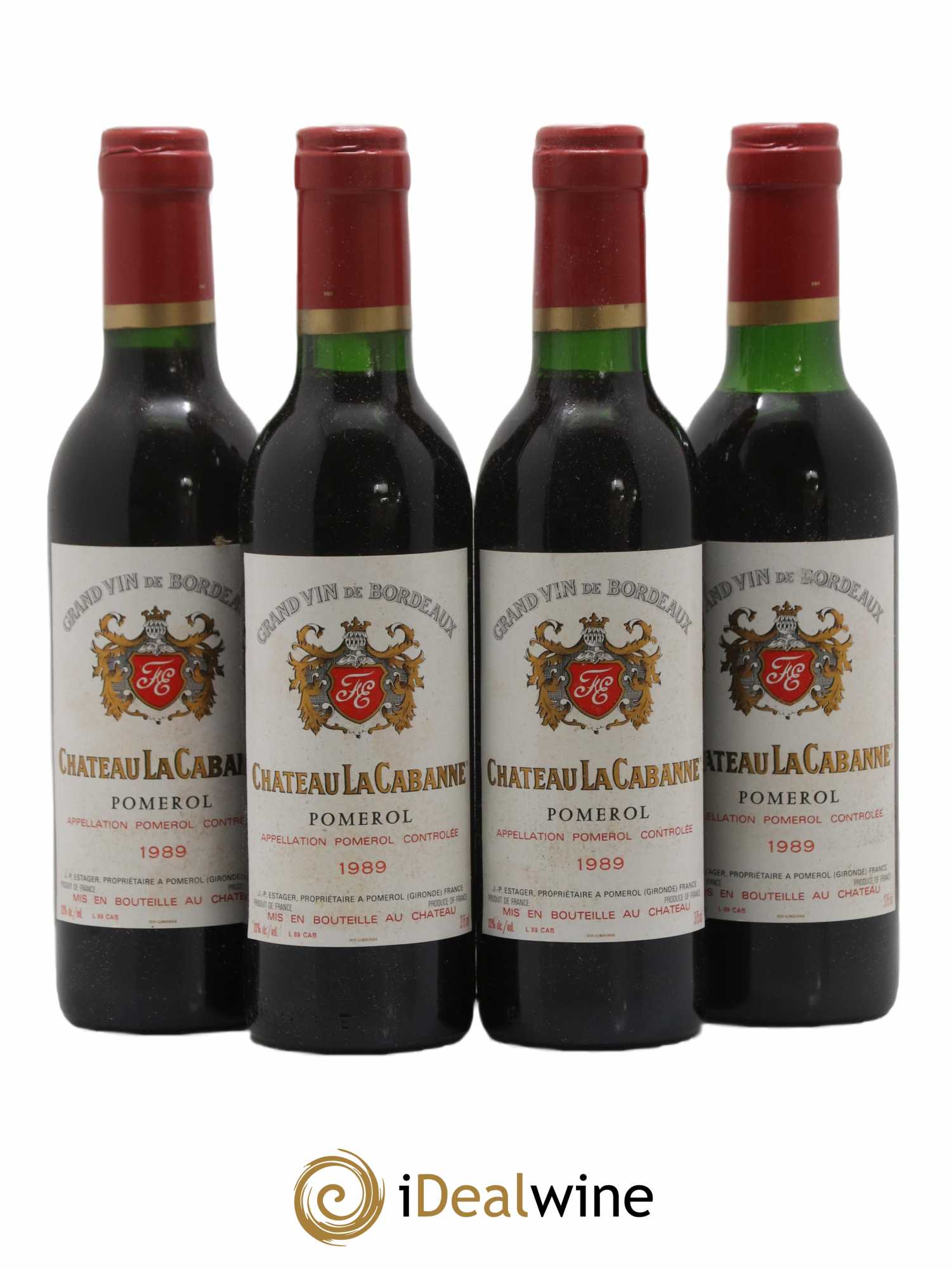 Pomerol La Cabanne 1989 - Lot de 24 Demi-bouteilles