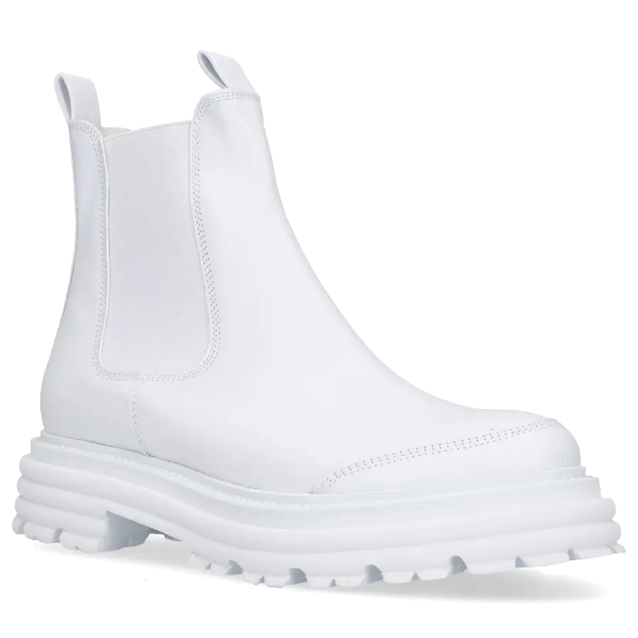 305 SOBE - Chelsea Boots ELAINE Kalbsleder - weiß