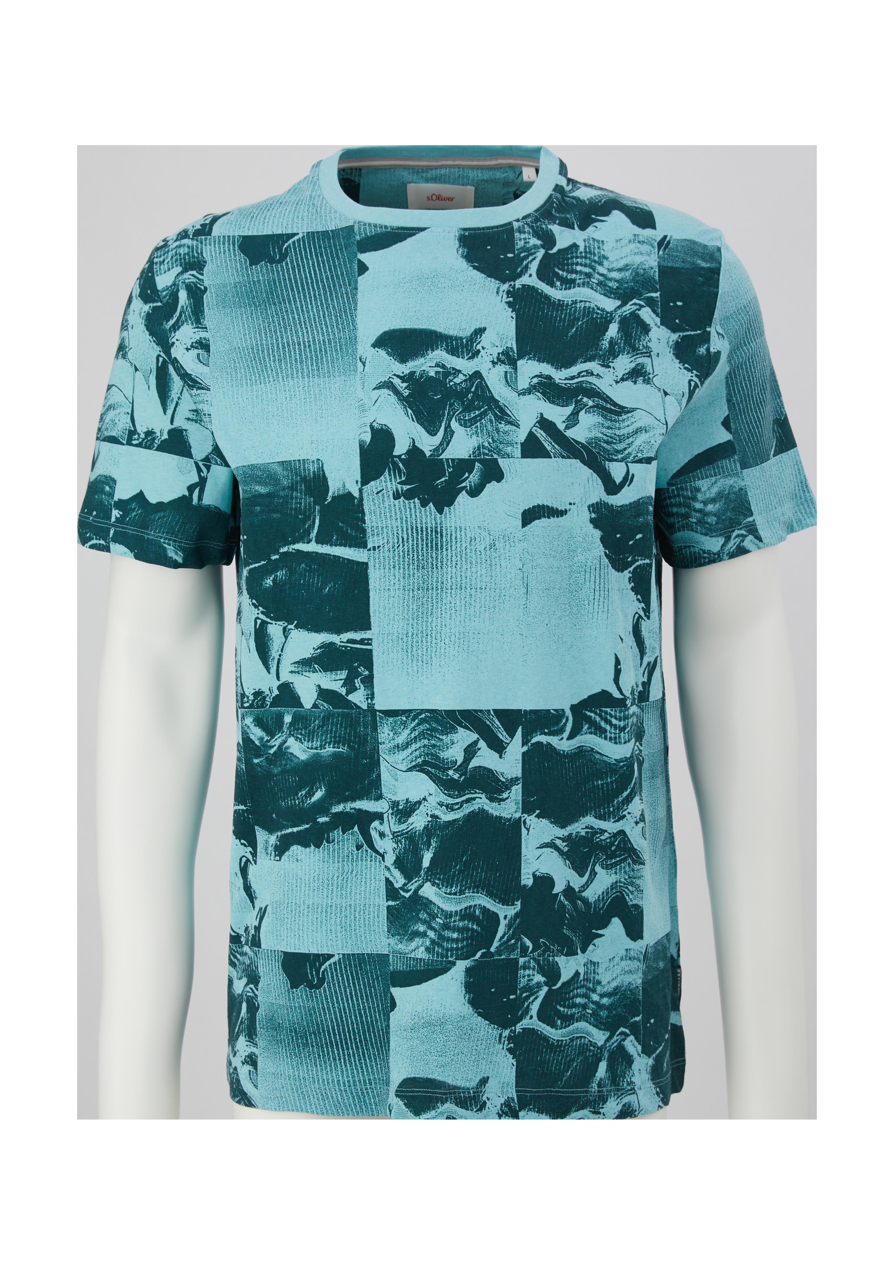 T-Shirt mit Alloverprint  2129839-61A9