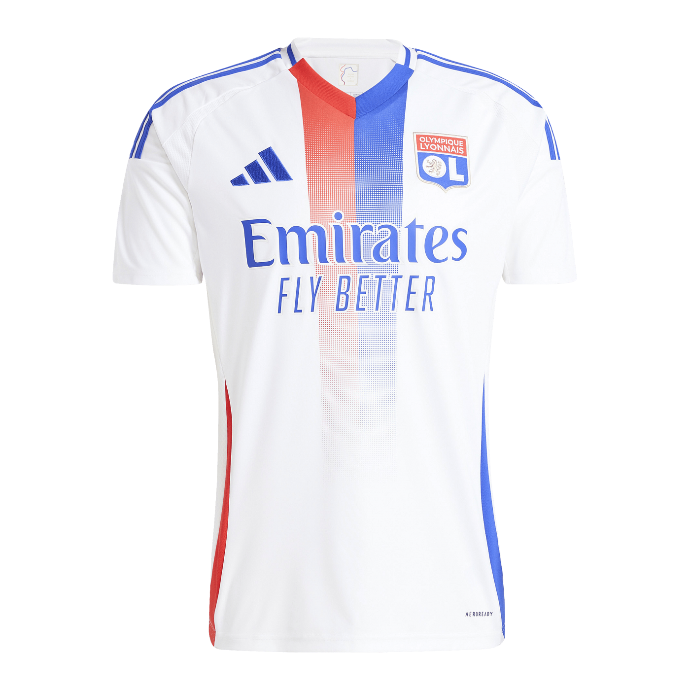 adidas Olympique Lyon Trikot Home 2024/2025 Weiss