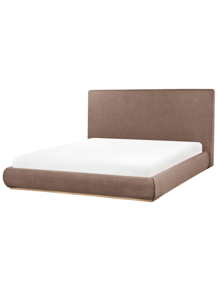 Beliani Doppelbett CAMPAGNE in Braun - (W) 199 x (H) 114 x (L) 232 cm günstig kaufen onesize
