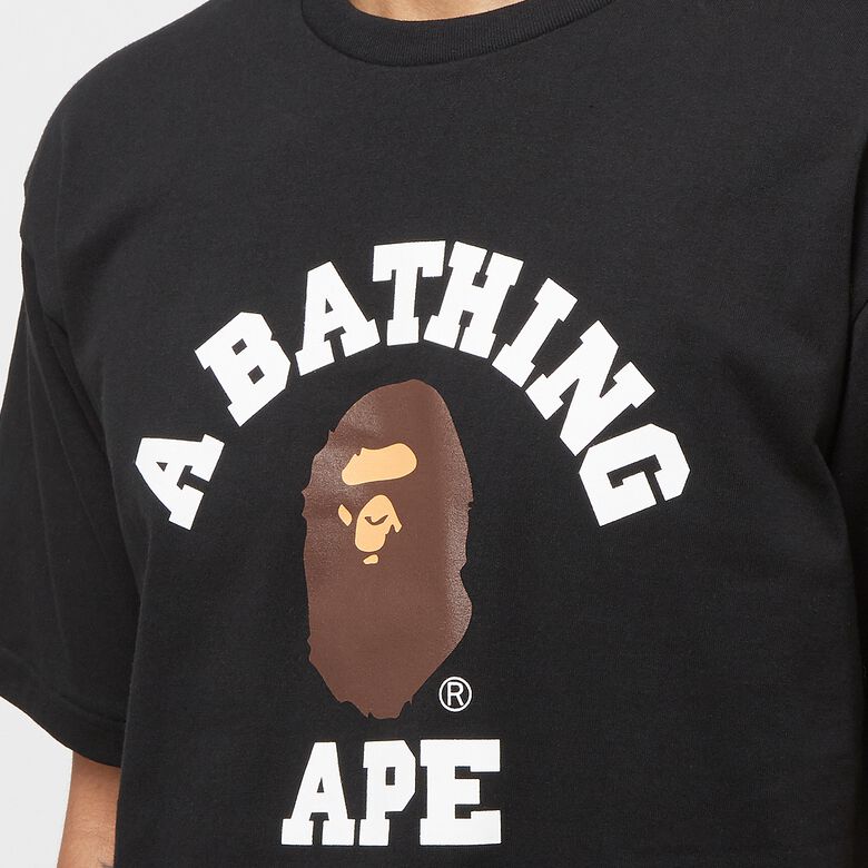 A Bathing Ape College Tee black