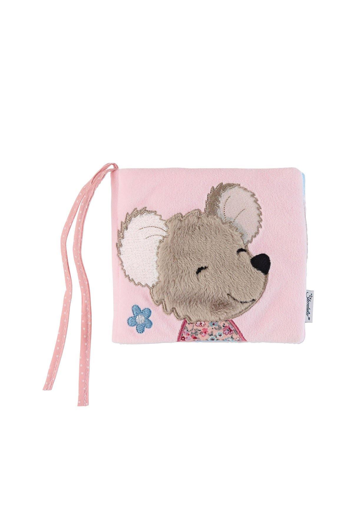 Spielbuch Maus Mabel in Rosa, zum Anbinden