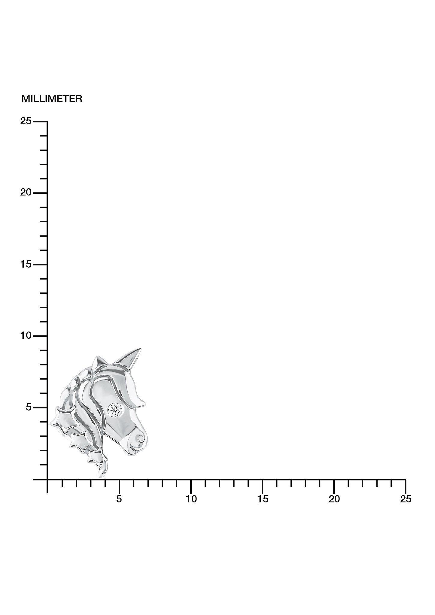Silber-Ohrstecker mit Einhorn-Motiv  272.708.6414.0803-05E0