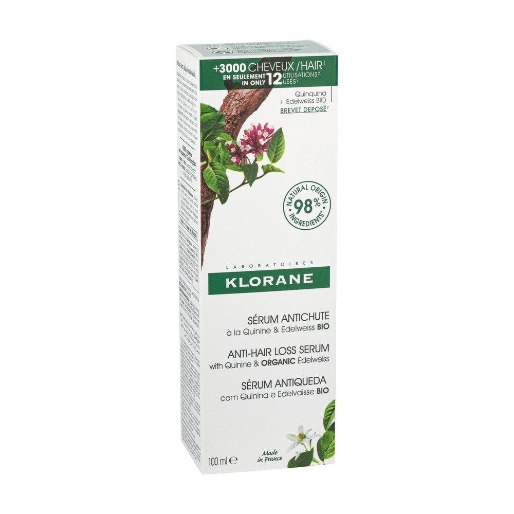Klorane Klorane - Quinine - Sérum traitant fortifiant à la Quinine & Edelweiss BIO Sérum