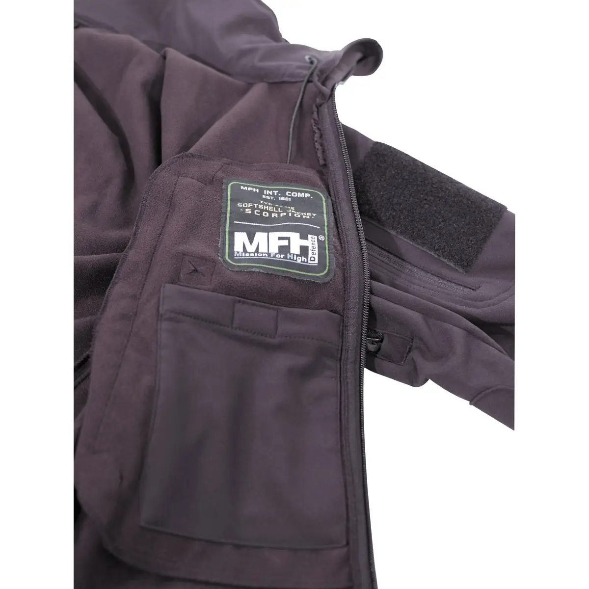 Softshell Jacke Scorpion schwarz