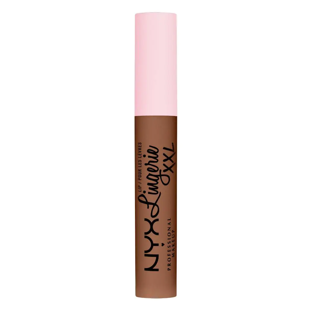 NYX Lip Lingerie XXL течни кармин у нијанси Hot Caramelo