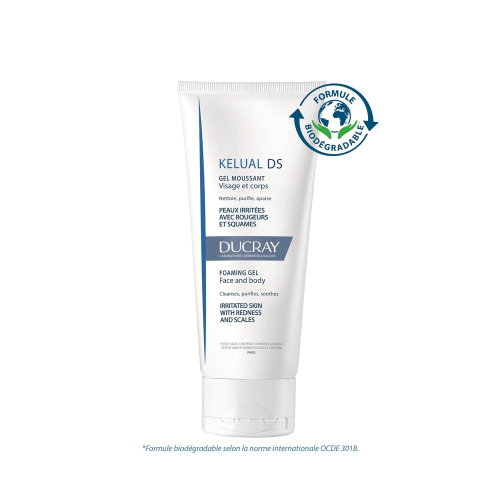 Ducray Kelual DS Gel moussant visage et corps 2 00 ml Gel moussant