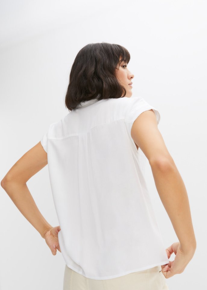 Bluse in Boxy-Form