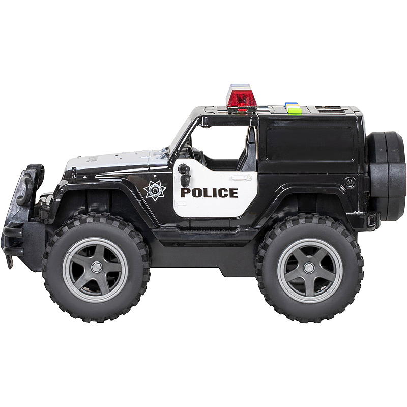 FunToys Politibil str 1:16 selvgående