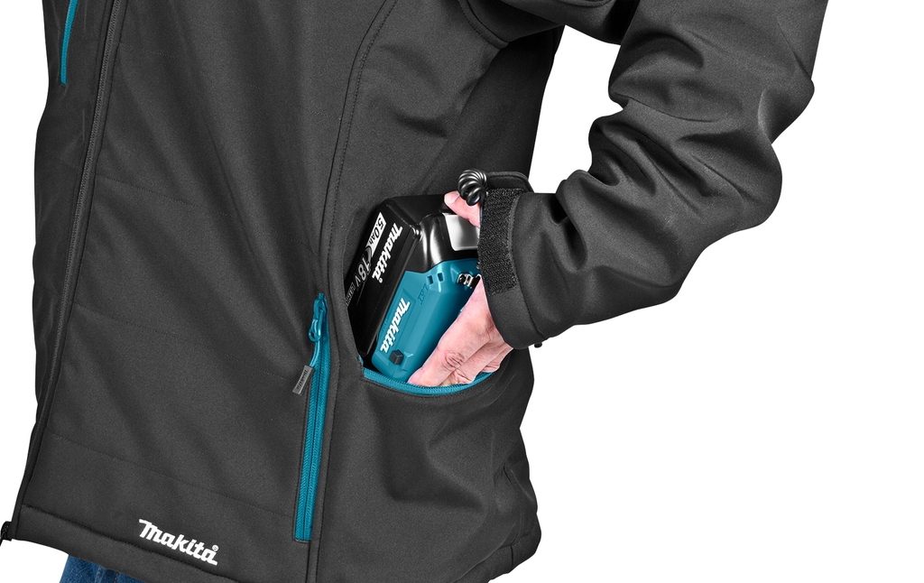 Makita DCJ205ZM Heizjacke M 14,4–18 V (ohne Akku und Ladegerät)