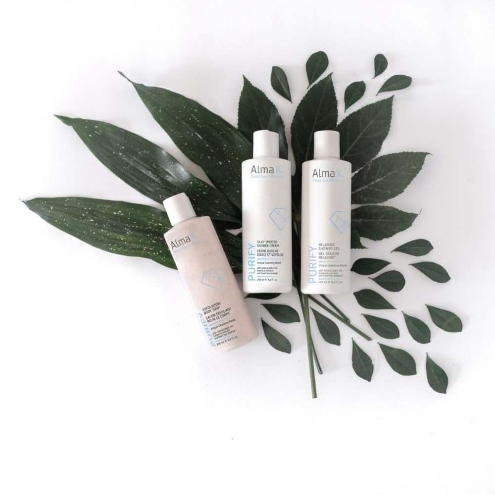alma k Savon Exfoliant pour le Corps Savon liquide pour le corps