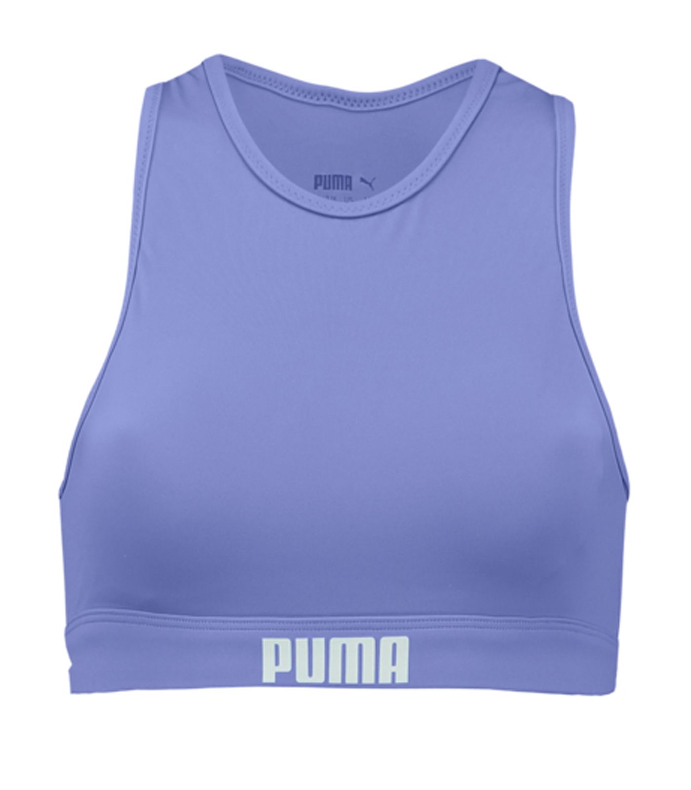 PUMA Elektro Purple Damen-Racerbak Bikini-Oberteil