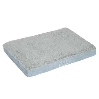 Hundebett Memory eckig, grau