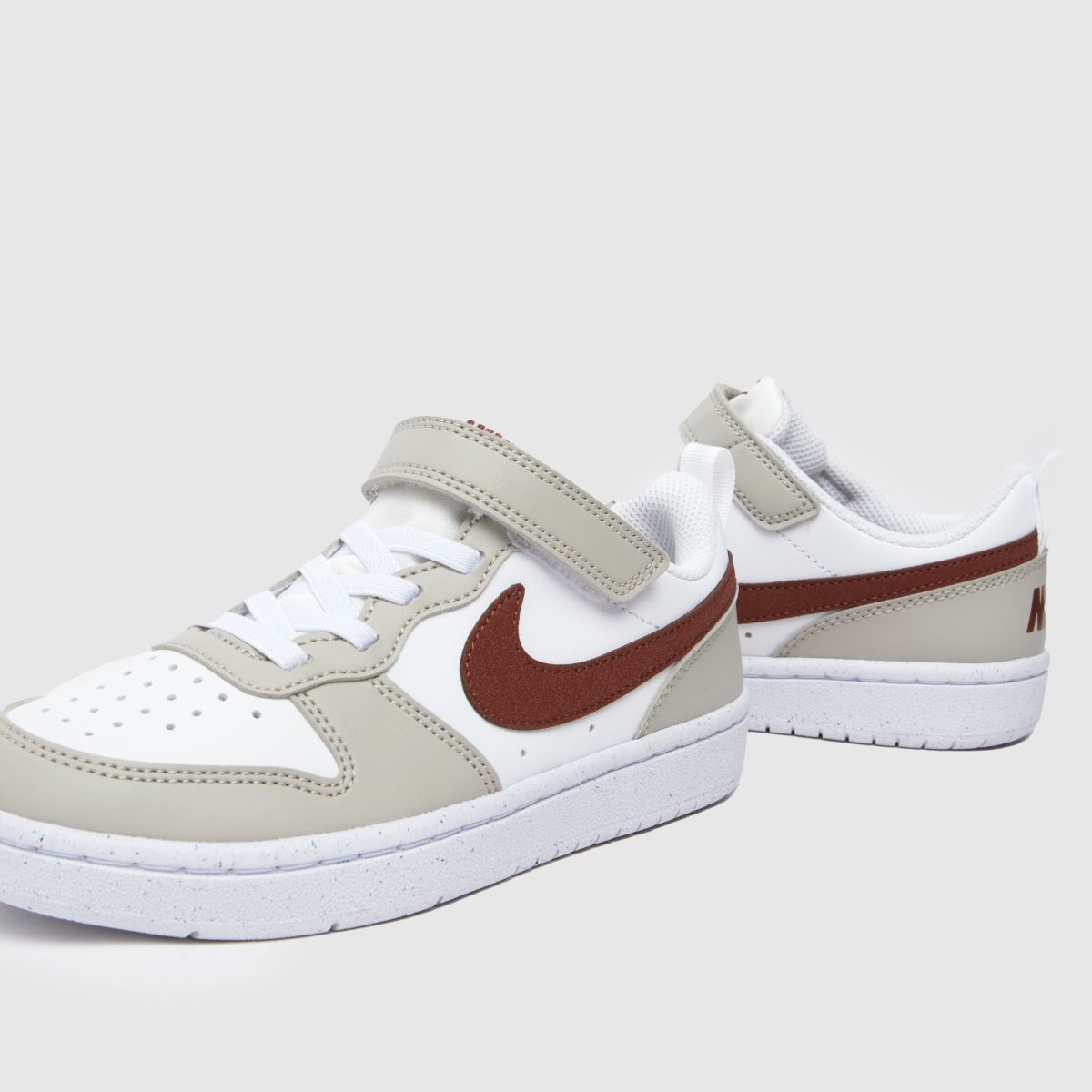 Nike Court Borough Low Recraft Lány Utcai Cipő Fehér & Szürke