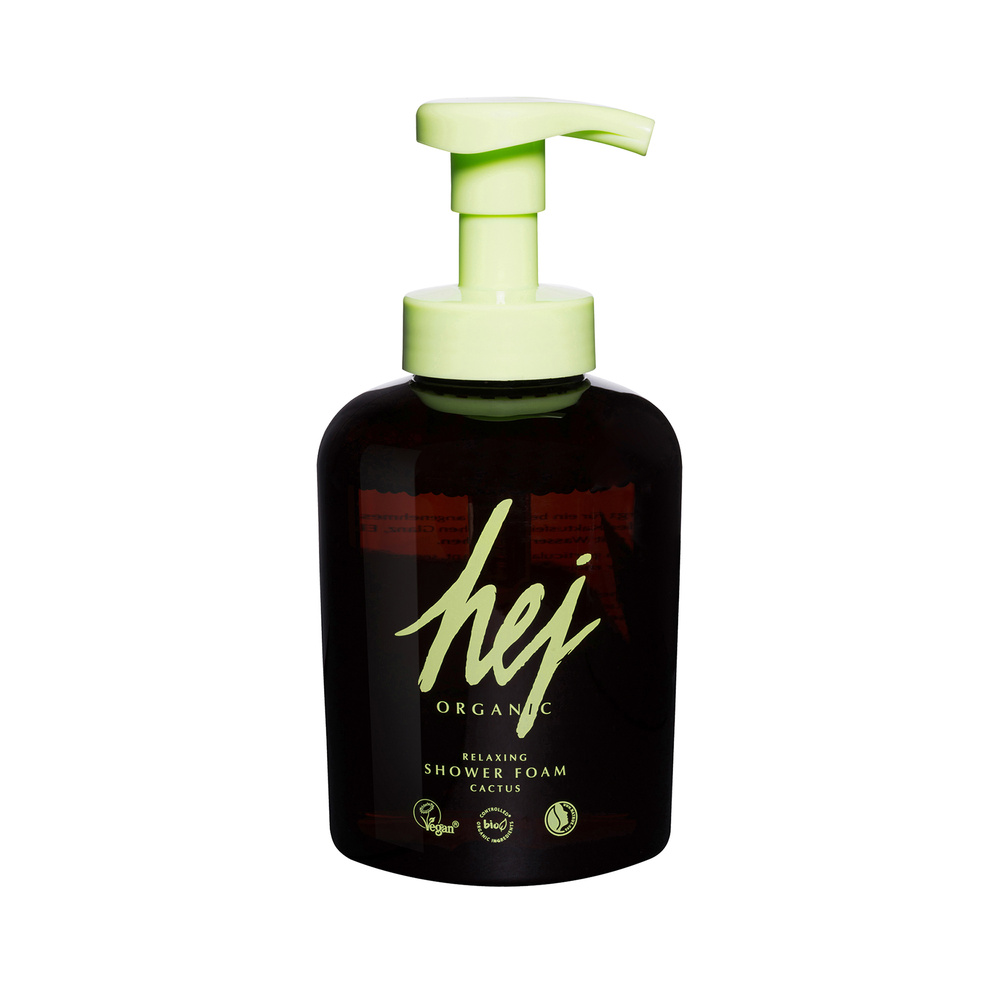 hej organic RELAXING SHOWER FOAM Mousse douche