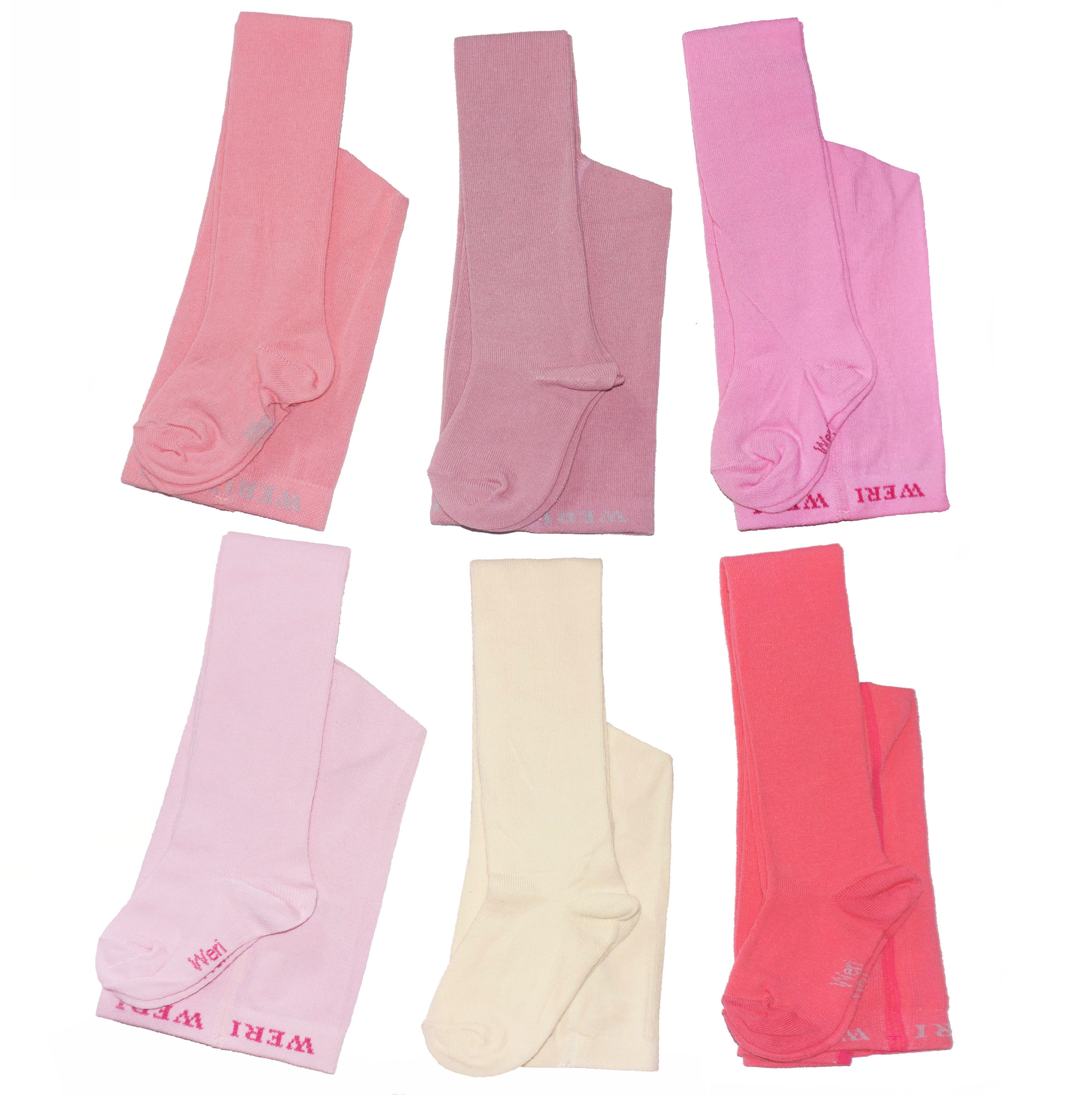 WERI SPEZIALS Strumpfhersteller GmbH Strickstrumpfhose Kinderstrumpfhosen für Mädchen >>Cupcake-Dekorationen<< aus Baumwolle