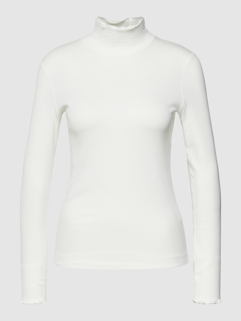 Longsleeve mit Turtleneck in offwhite