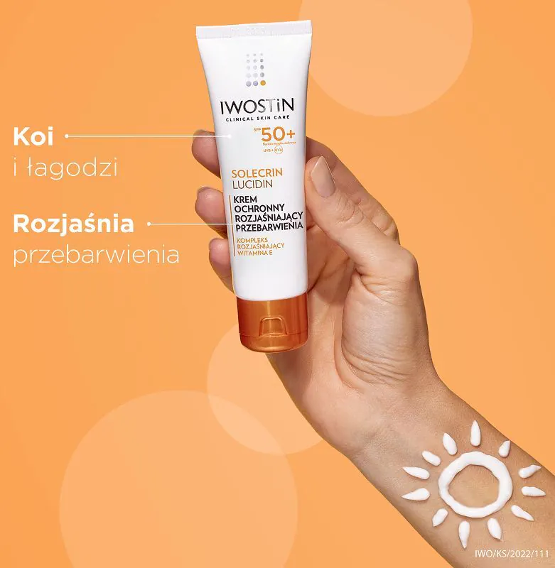 Iwostin Solecrin Lucidin Crème tegen verkleuringen SPF 50+