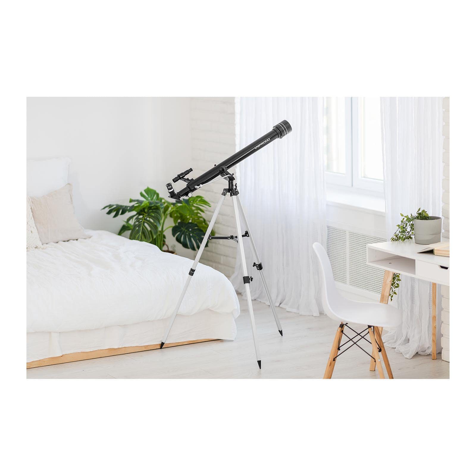 Uniprodo Teleskop Teleskop Einsteiger Fernrohr Refraktor Linsenteleskop Astronomie 900