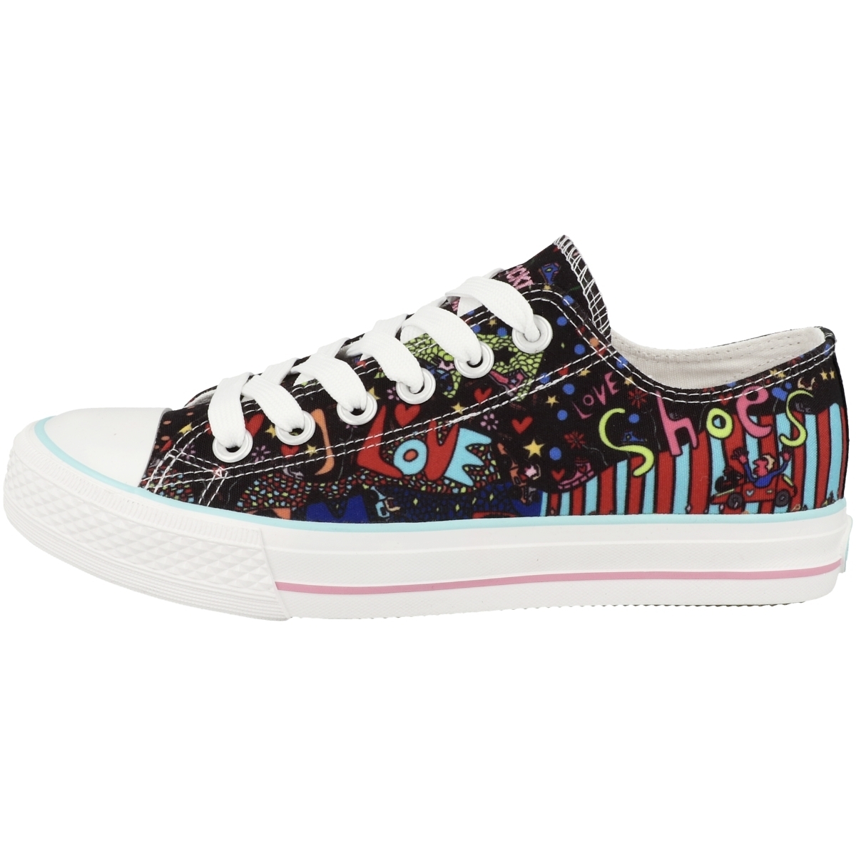 Dockers by Gerli 38AY696 X Art Limited Edition Sneaker Low schwarz
