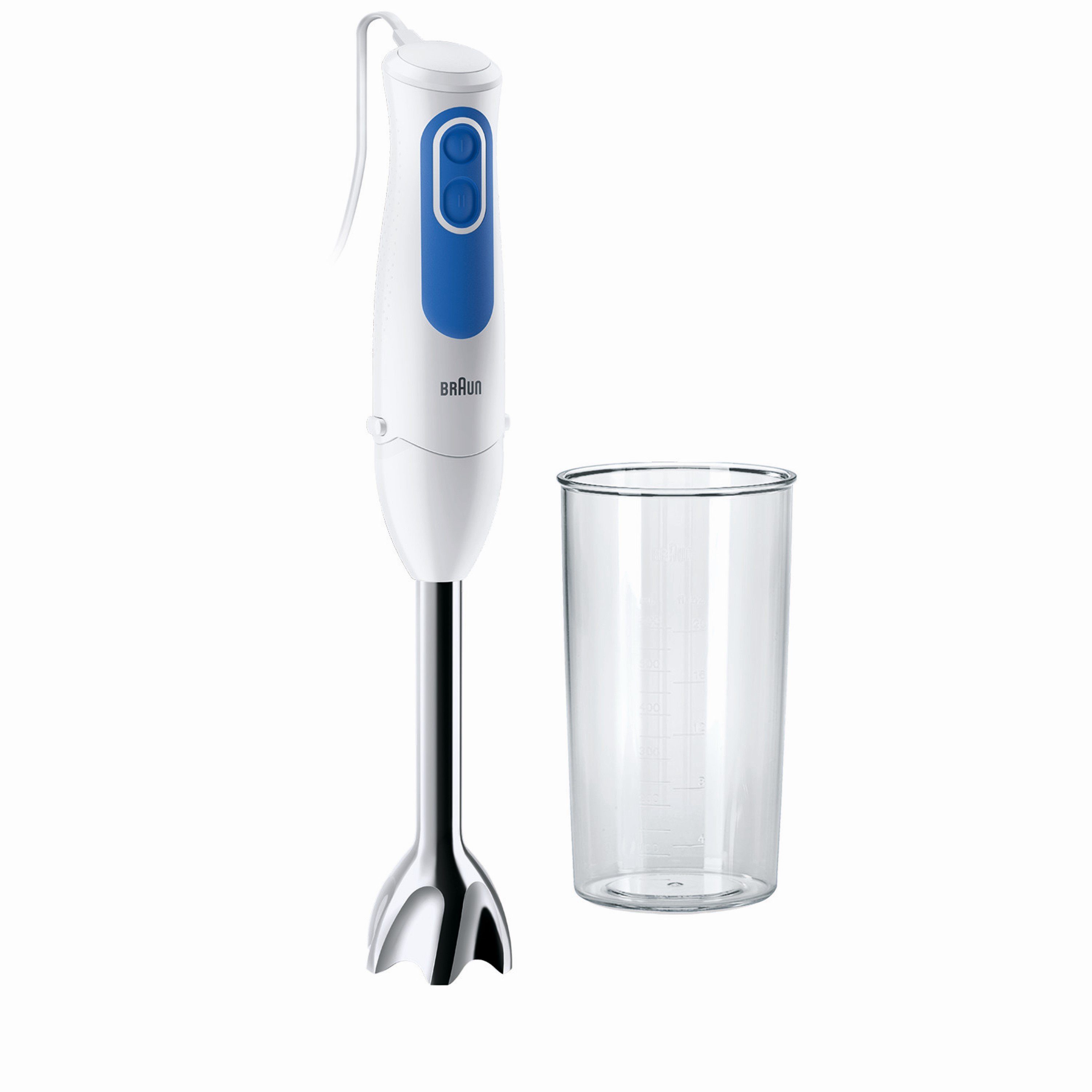 Braun Stabmixer MQ 3000, 700 W, Bisphenol A (BPA) frei, Spülmaschinenfeste Teile, Einfach zu zerlegen