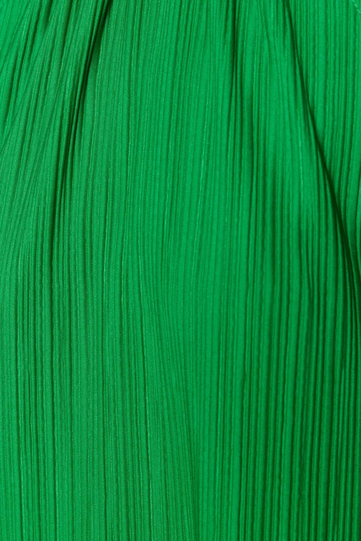 Trendyol Collection  Grünes Etuikleid/einfarbiges, ärmelloses Midi-Strickkleid mit Falten TWOSS23EL00752