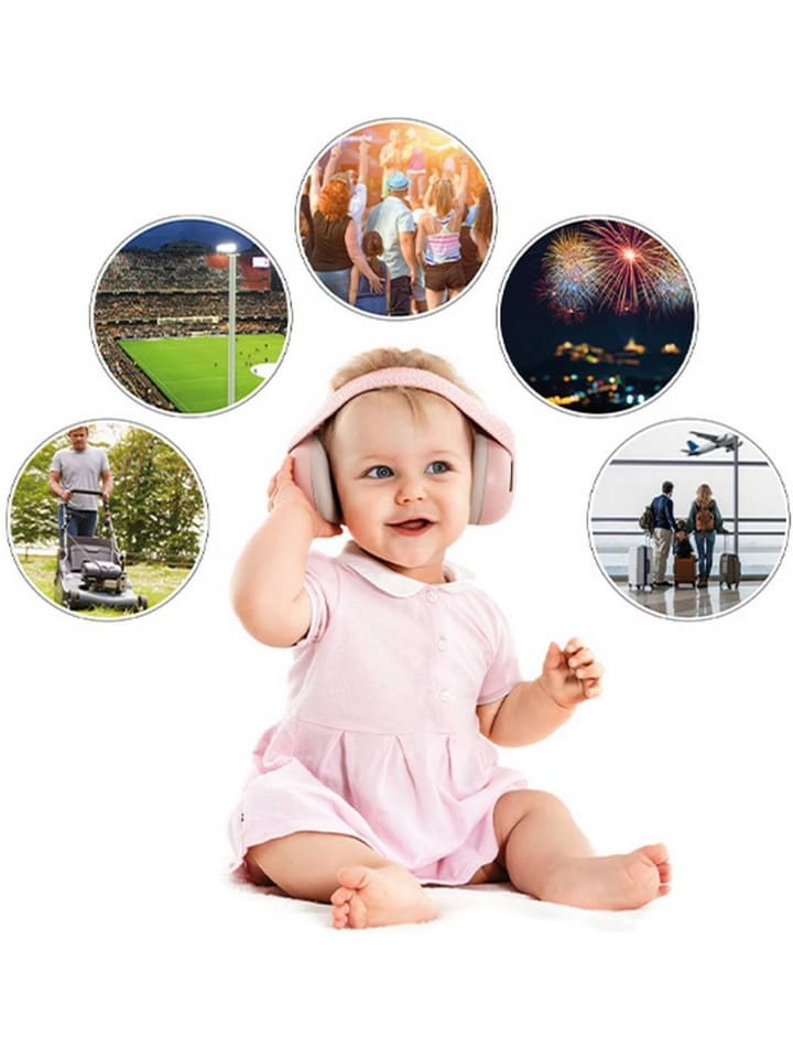 Reer SilentGuard Baby Kapselgehörschutz Rosa in Rosa ab 12 Monate günstig kaufen onesize