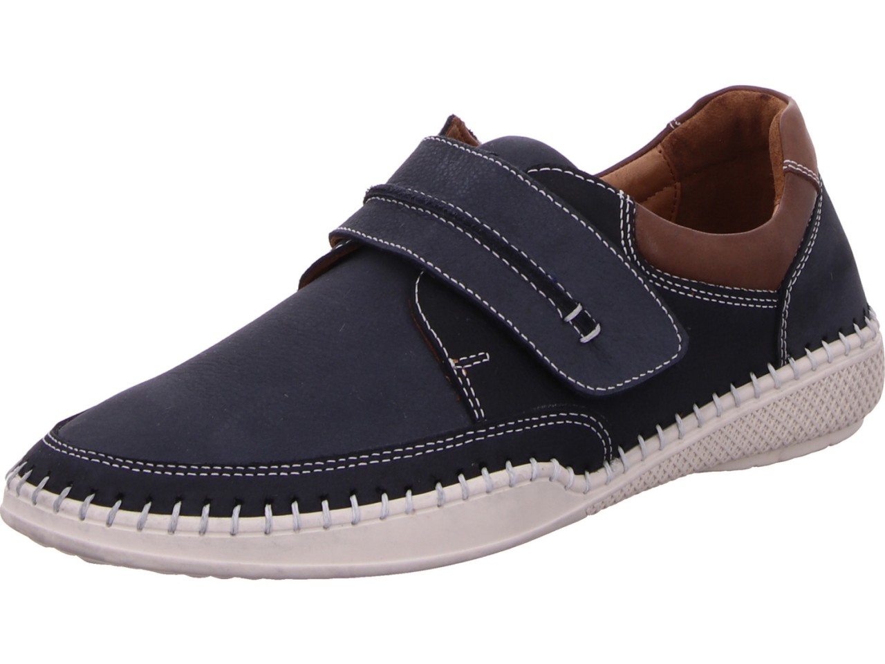 MANITU Komfort Slipper blau