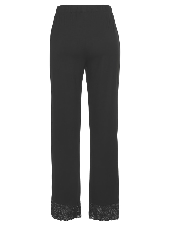 LASCANA Schlafhose in schwarz günstig kaufen