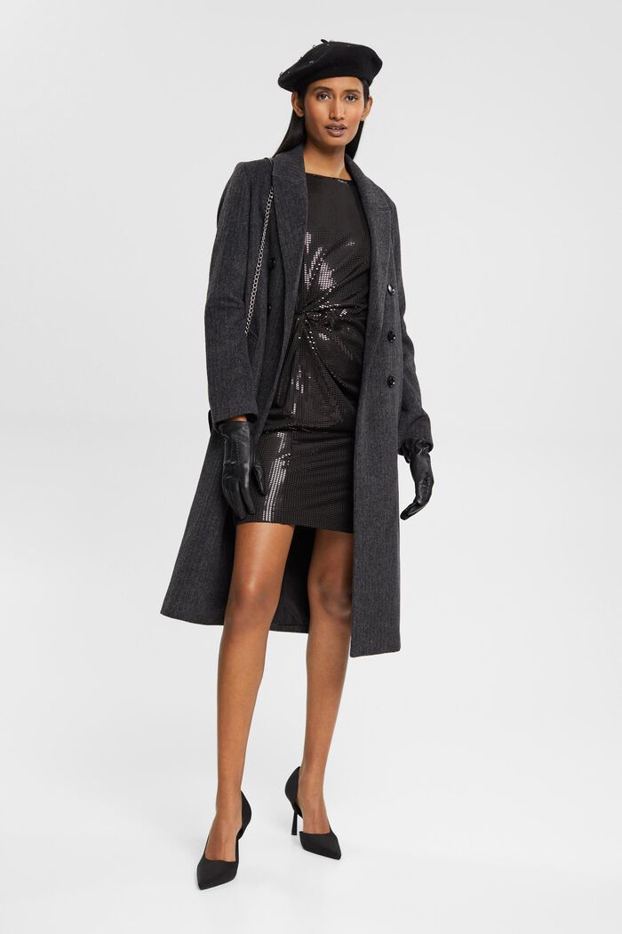Minikleid mit Allover-Applikation