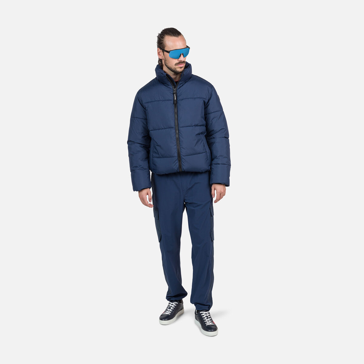 Short Puffy Herrenjacke