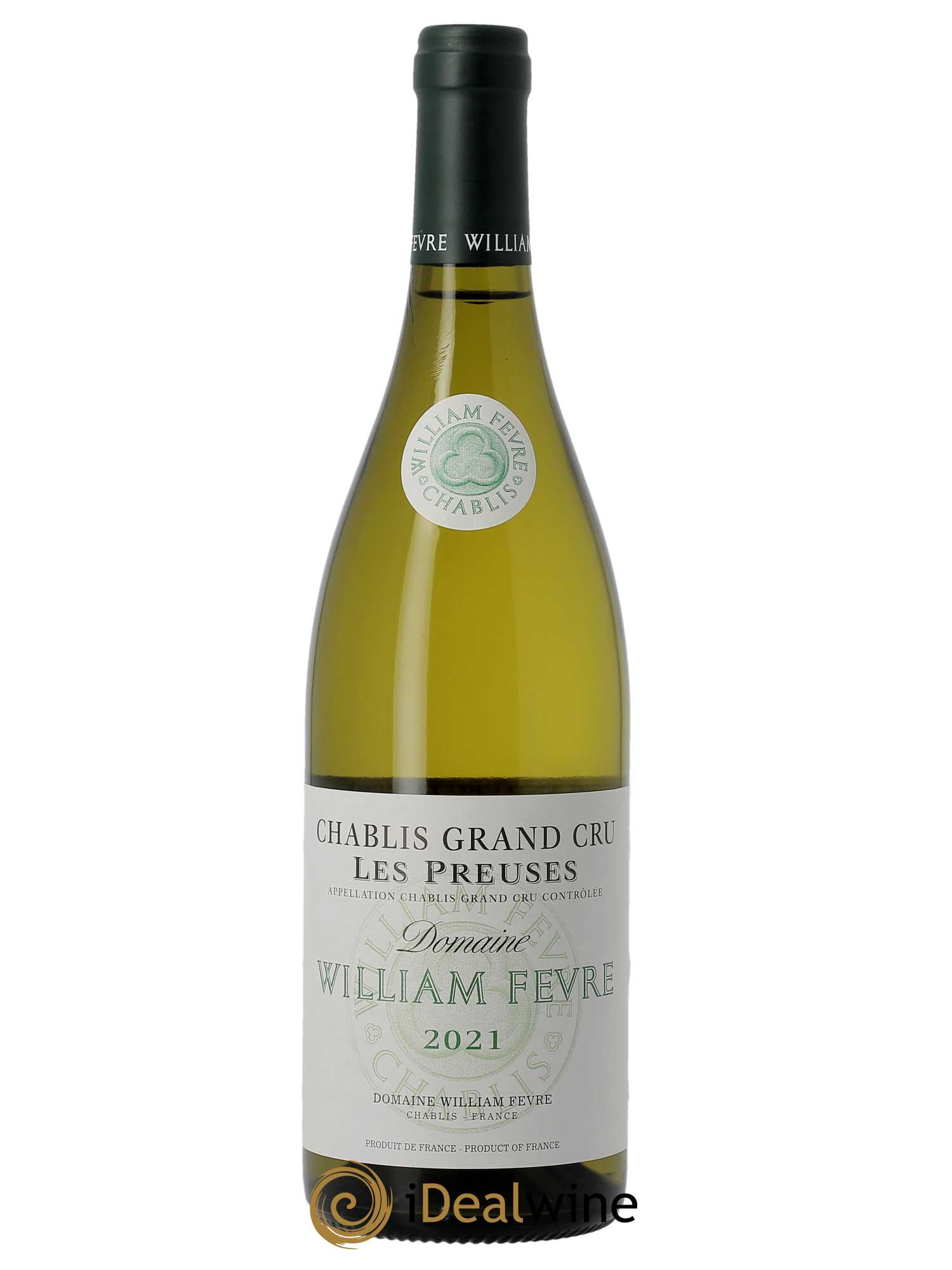 Chablis Grand Cru les Preuses William Fèvre (Domaine) (CBO à partir de 6 BTS) 2021 - Lot de 1 Bouteille