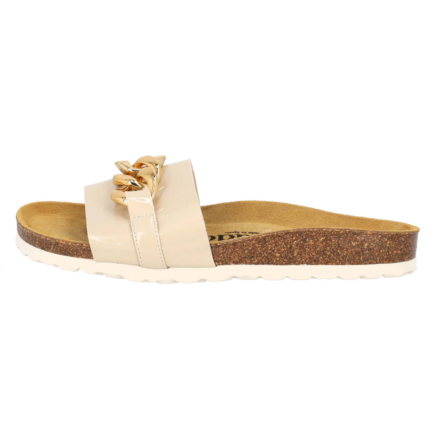 Palado Gozo, Pantoletten, Damen, Beige Lack
