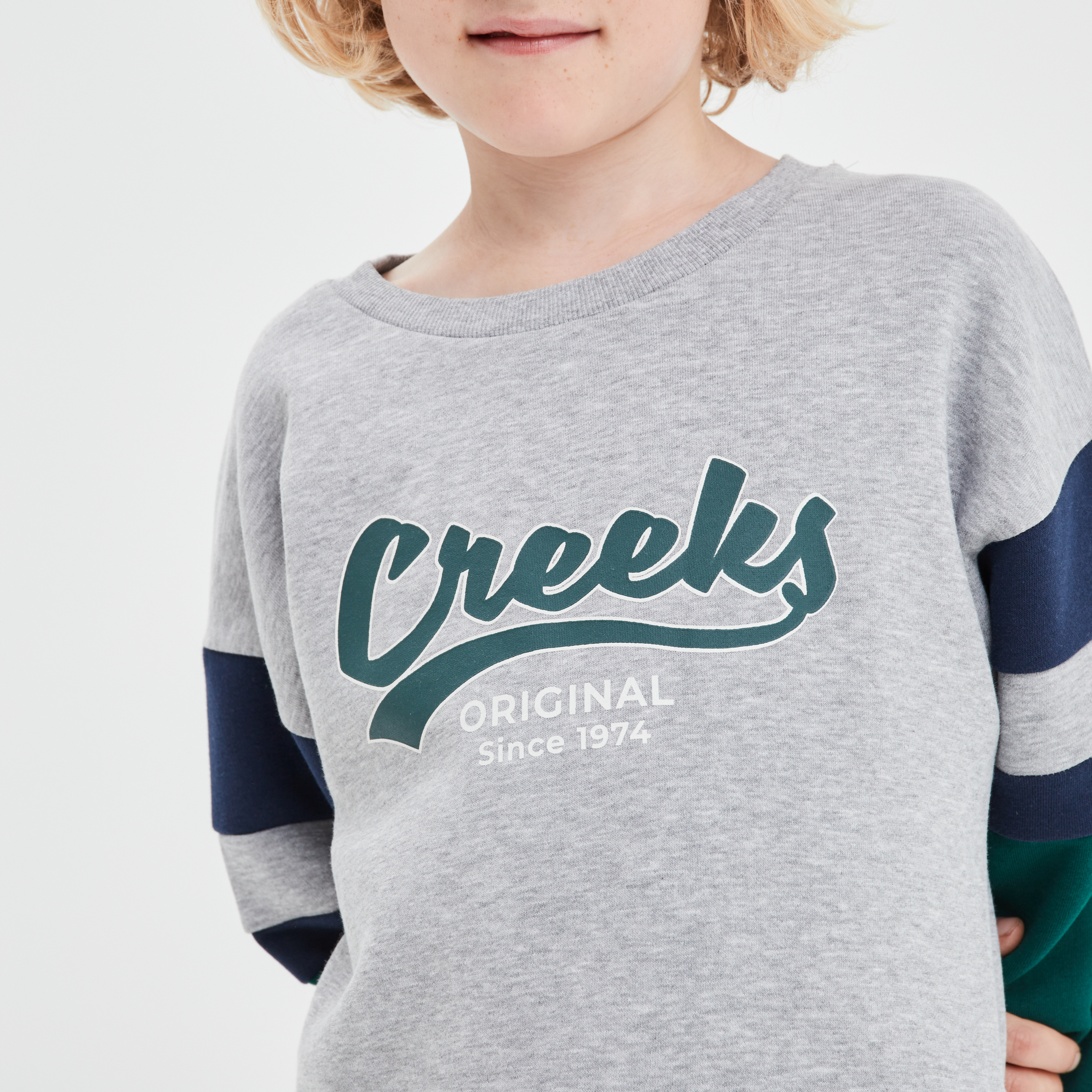 ensemble jogging molleton Creeks vert foncé garçon | La Halle