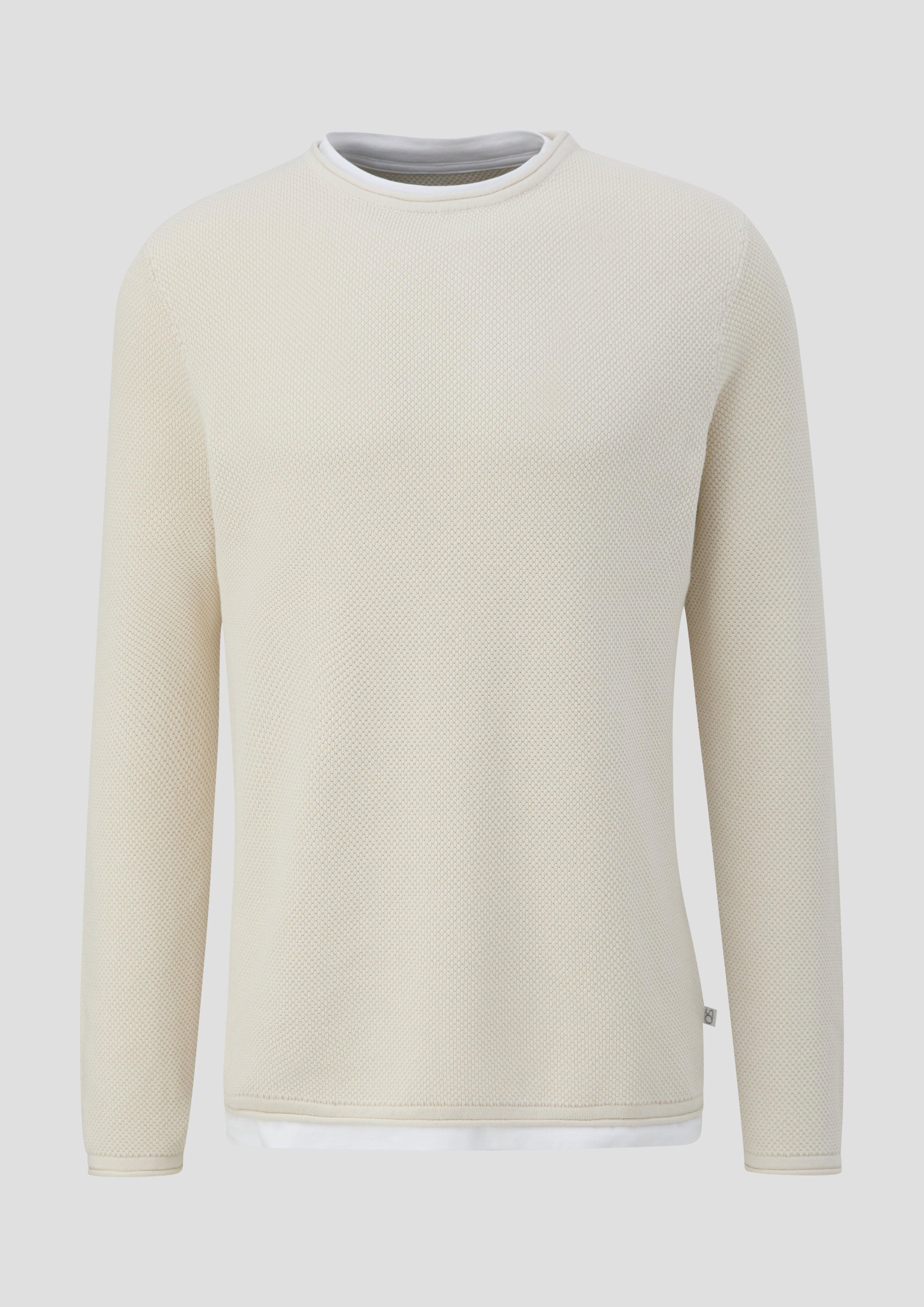 Strickpullover aus reiner Baumwolle  2151768-0330