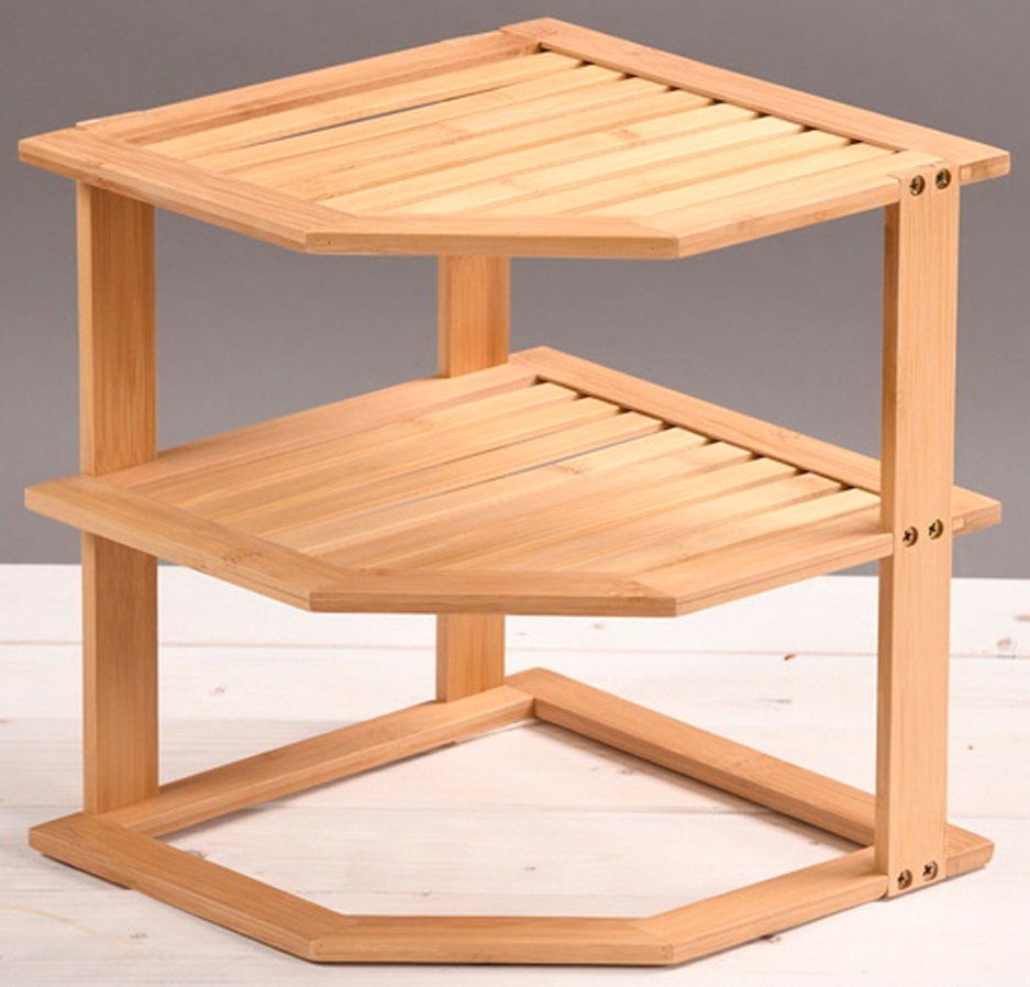 KESPER for kitchen & home Regal, Bambus, 2-stufig