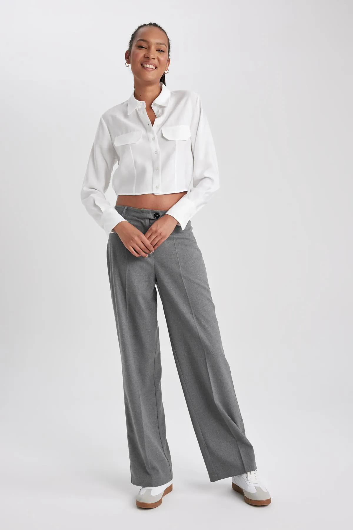 DeFacto  Standardhose mit weitem Bein