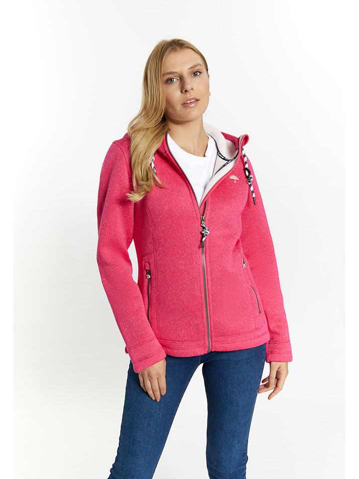Schmuddelwedda Strickfleecejacke in Pink günstig kaufen